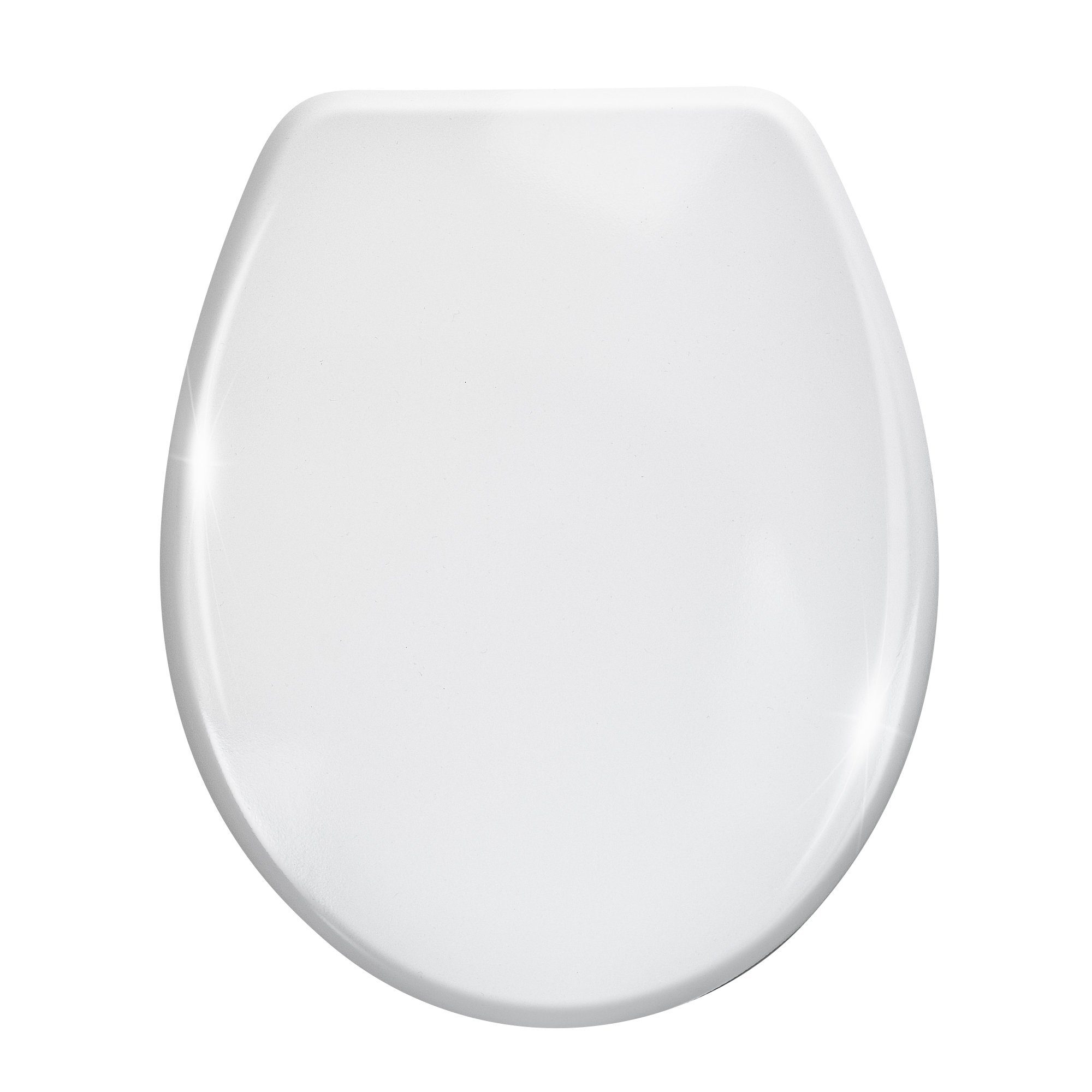 TRISENS WC-Sitz Nereus (einzeln), WC Sitz Toilettensitz mit Absenkautomatik Duroplast Klodeckel Klositz