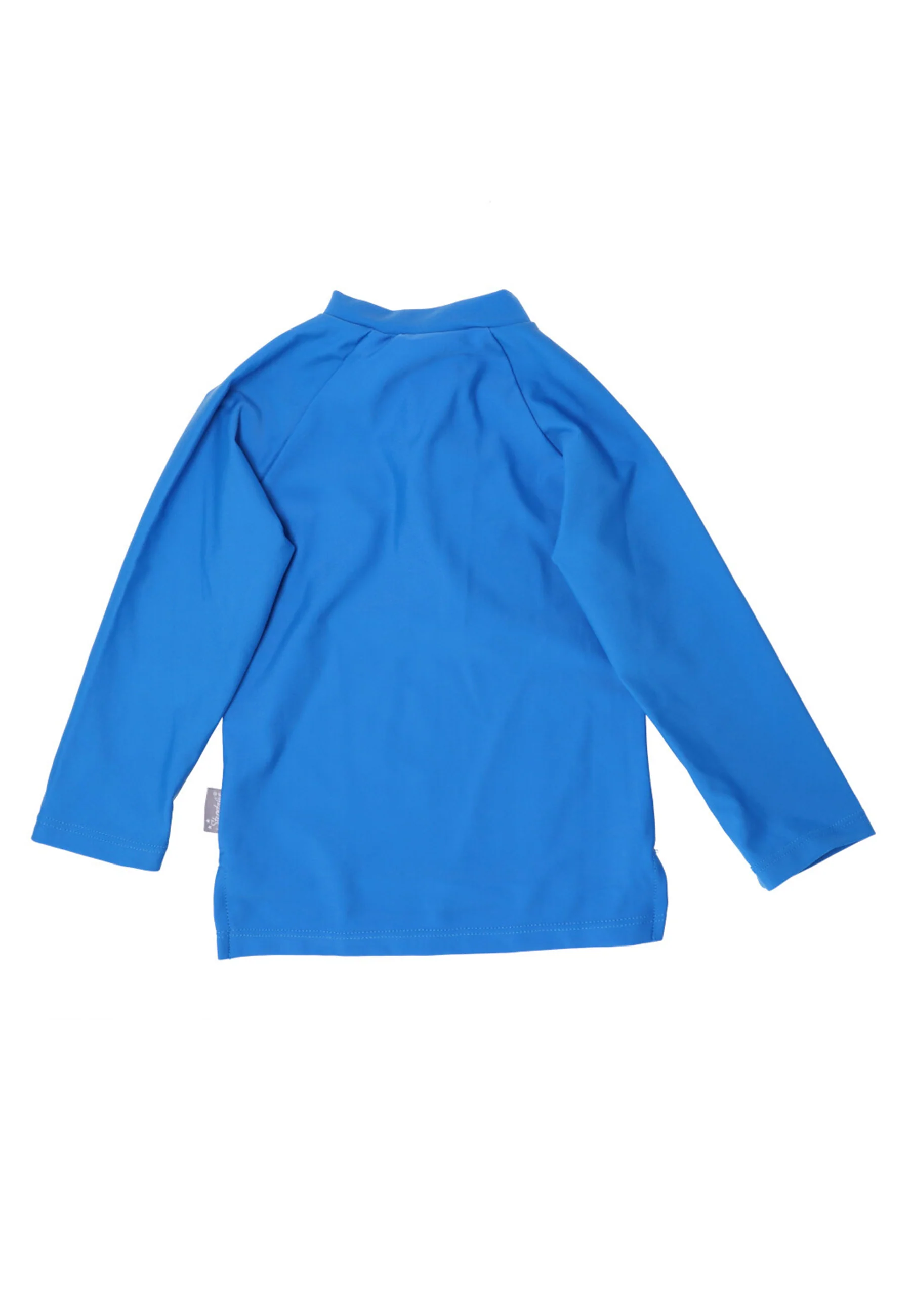 Langarm-Schwimmshirt uni in Blau, Marine, Magenta
