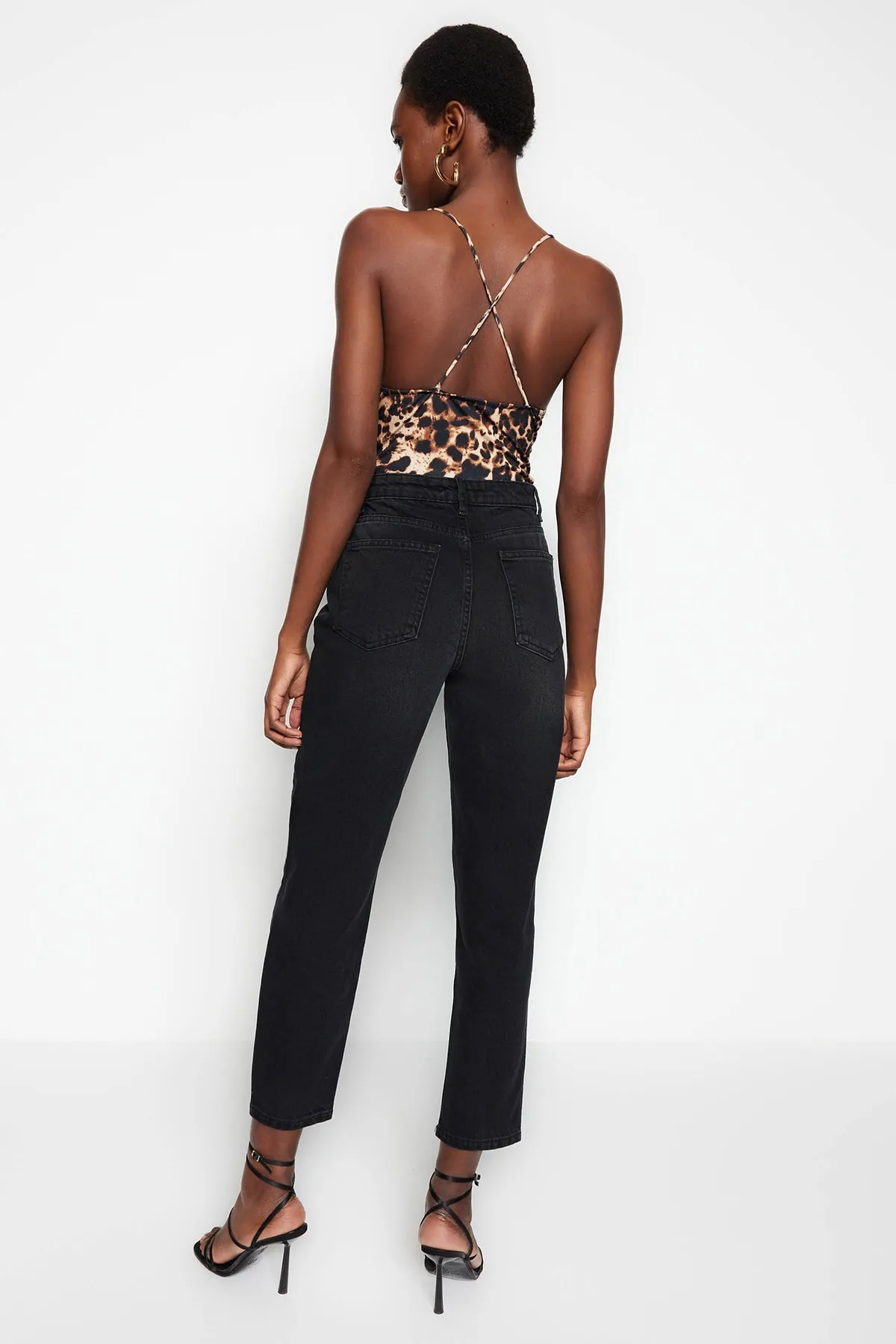 Trendyol Collection  Jeans - Schwarz - Mom