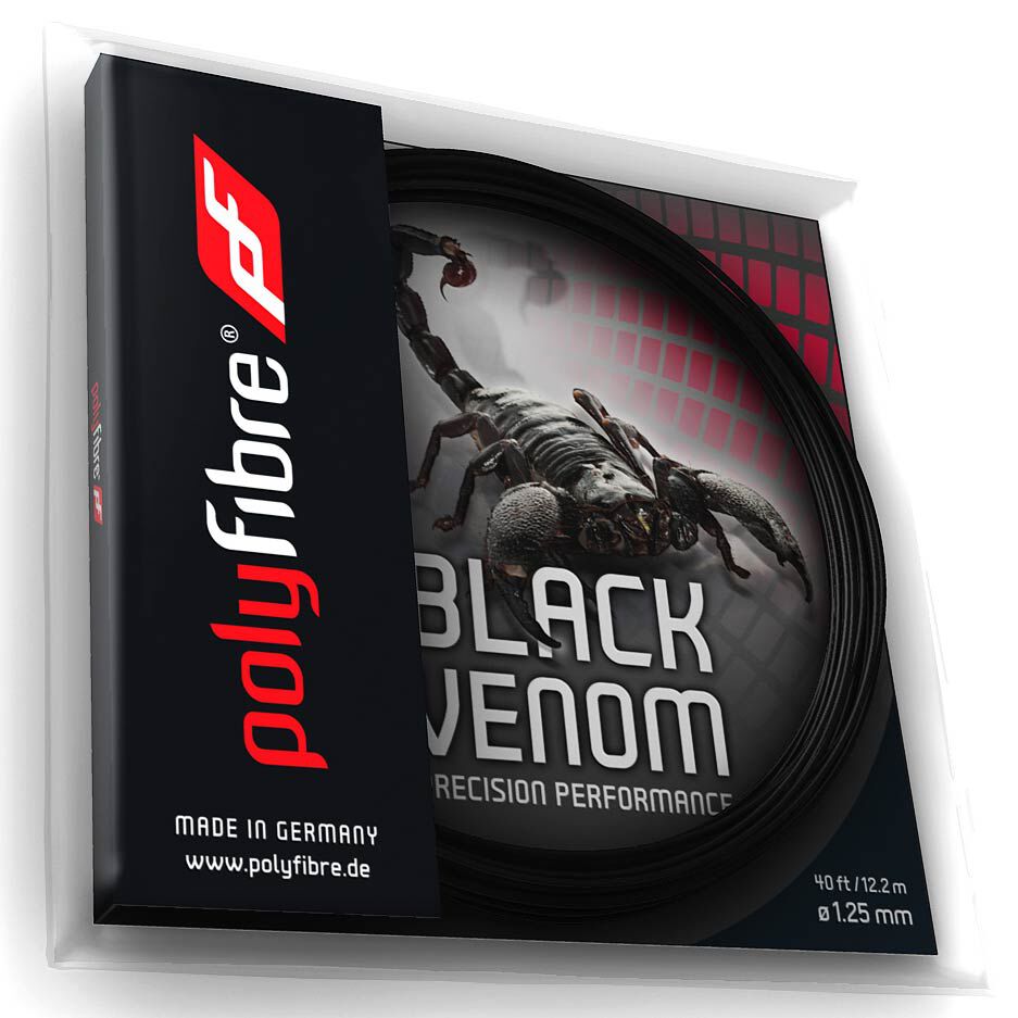 Black Venom Saitenset 12,2m - Schwarz