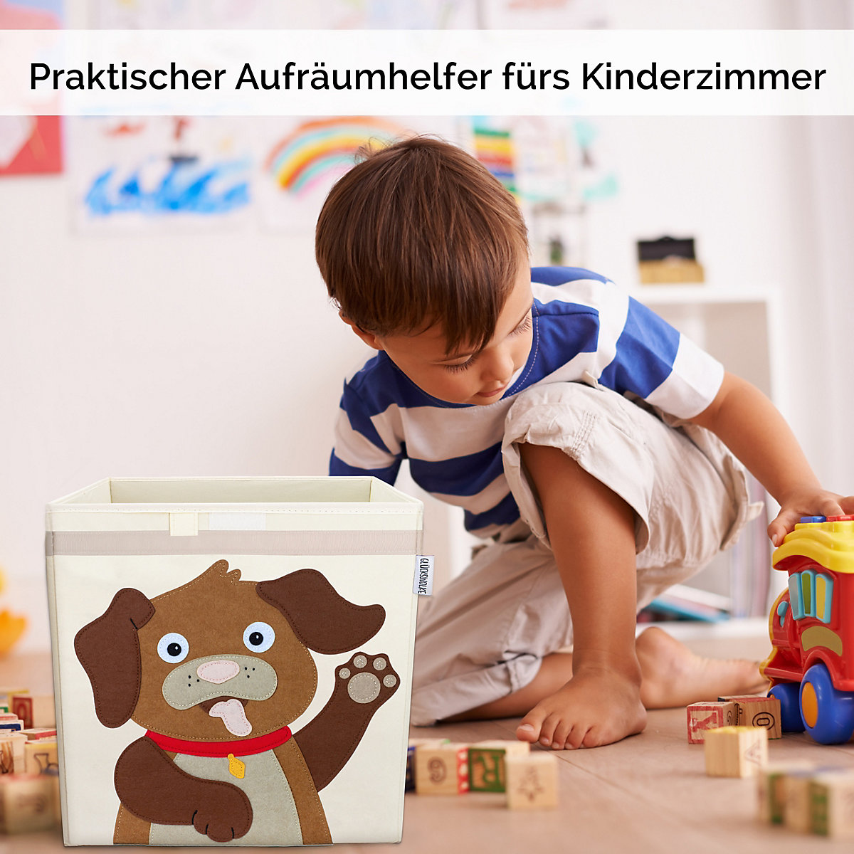 Aufbewahrungsboxen - 15 Motive I Spielzeugkiste mit Deckel I Boxen zur Aufbewahrung im Kallax Regal I Kinderzimmer Deko