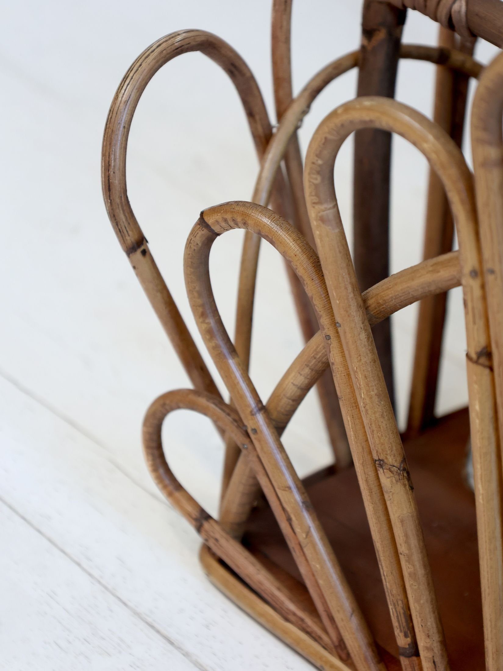 Chic Antique Zeitungsständer Magazinhalter Zeitungsständer Zeitschriftenhalter Rattan Chic Antique