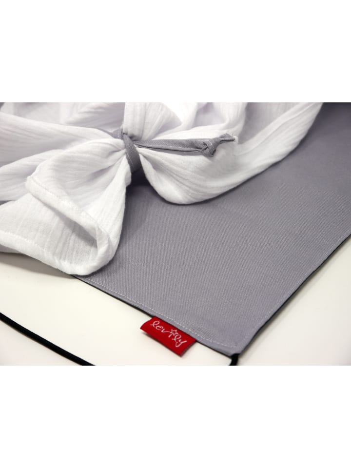 levily - Manufaktur babyfroh  Sonnensegel Sonnenschutz Canvas in Grau/uni günstig kaufen onesize