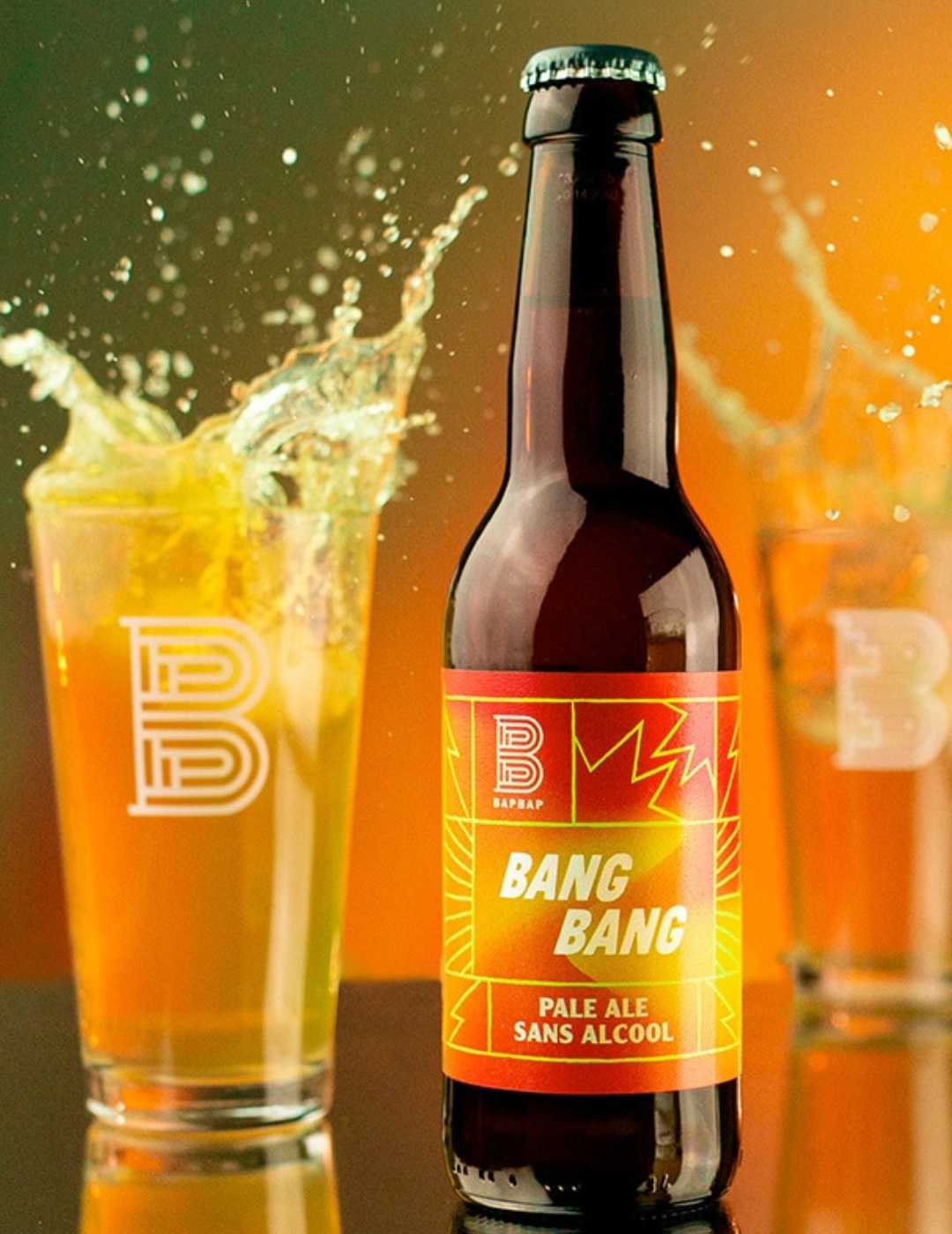 BAPBAP : BANG BANG - Pale Ale sans alcool - Gueule de joie 0.3° |  33 cl