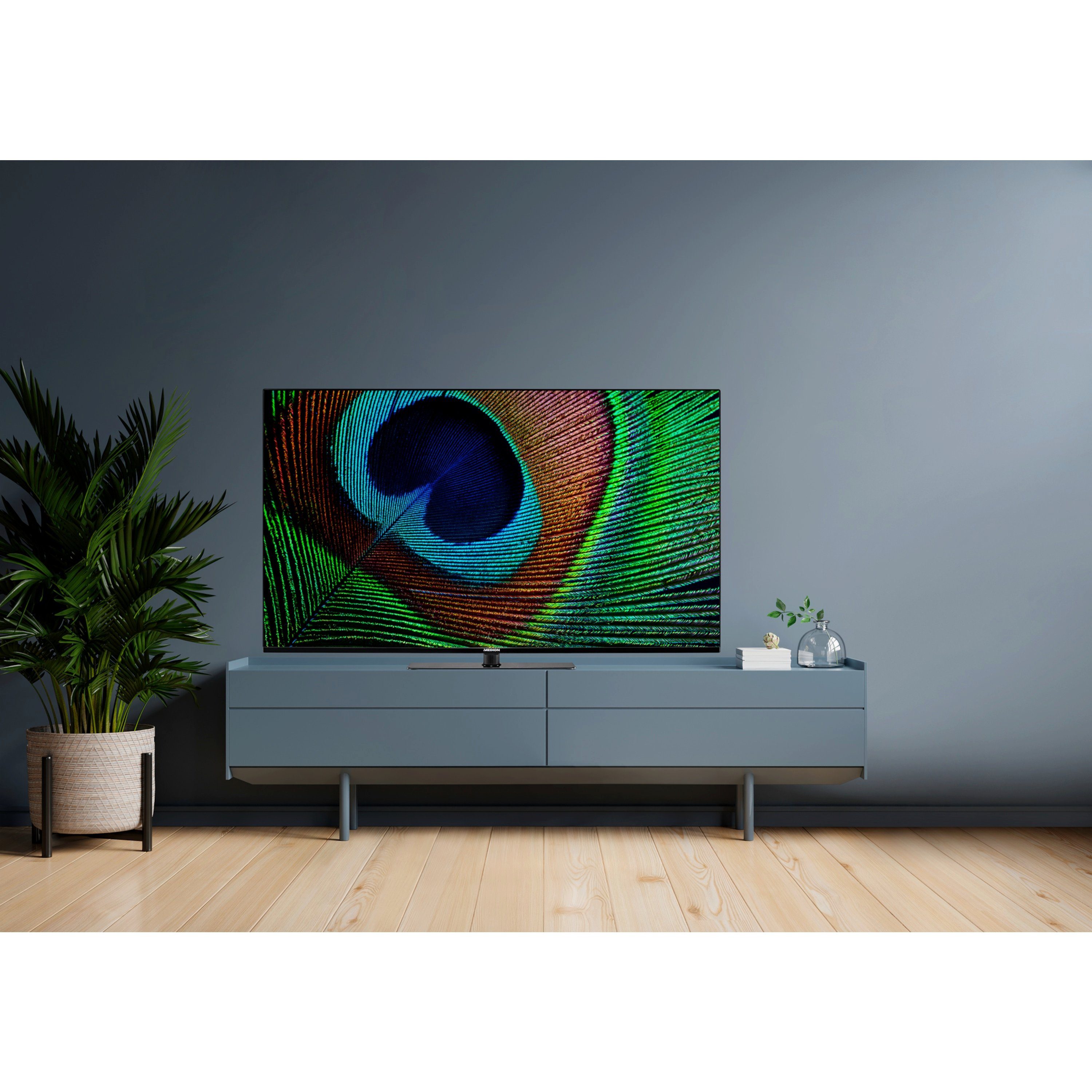 Medion® MD31477 LCD-LED Fernseher (127.5 cm/50.2 Zoll, 4K Ultra HD, Android TV, 60Hz, MD31477)