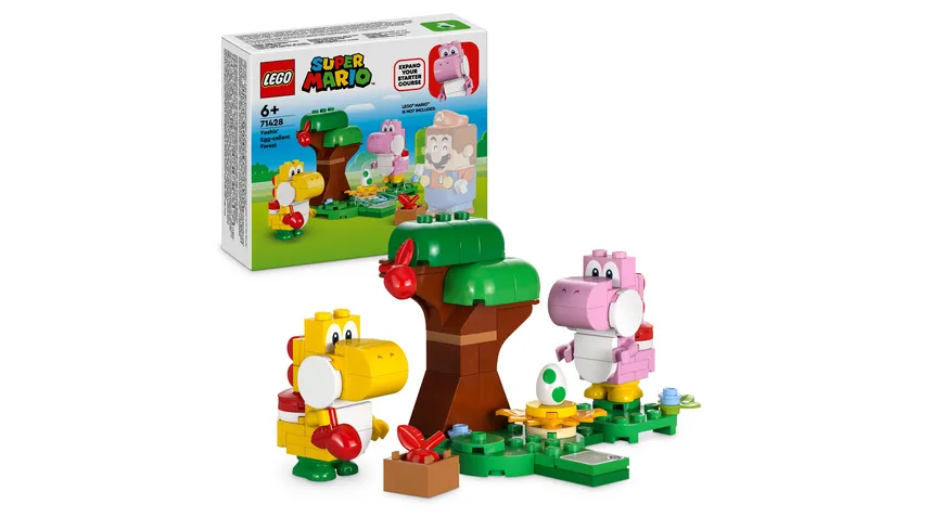 LEGO Super Mario 71428 Yoshis wilder Wald – Erweiterungsset mit 2 Figuren