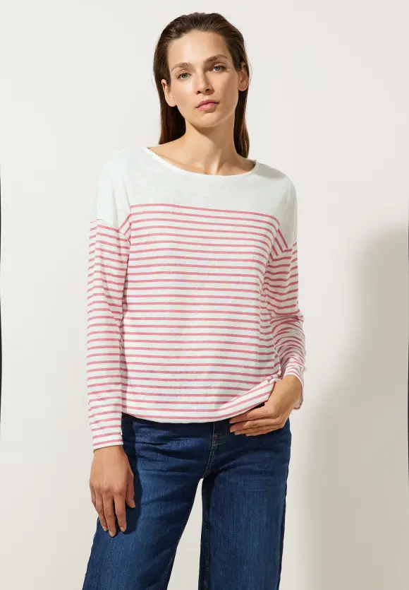 Street One Gestreiftes Langarmshirt