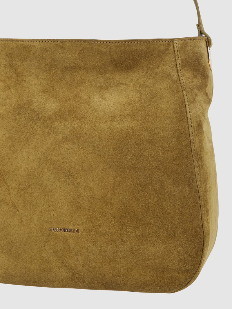 Hobo Bag aus Leder Modell 'Lea' in olivgrün