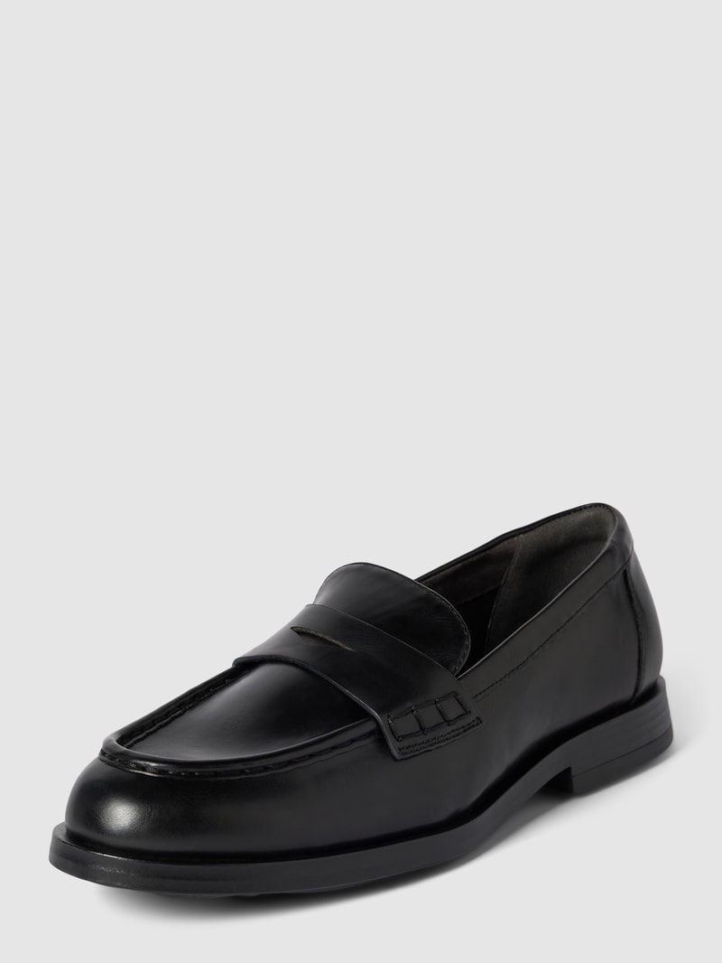 Loafer mit Schaftbrücke in schwarz