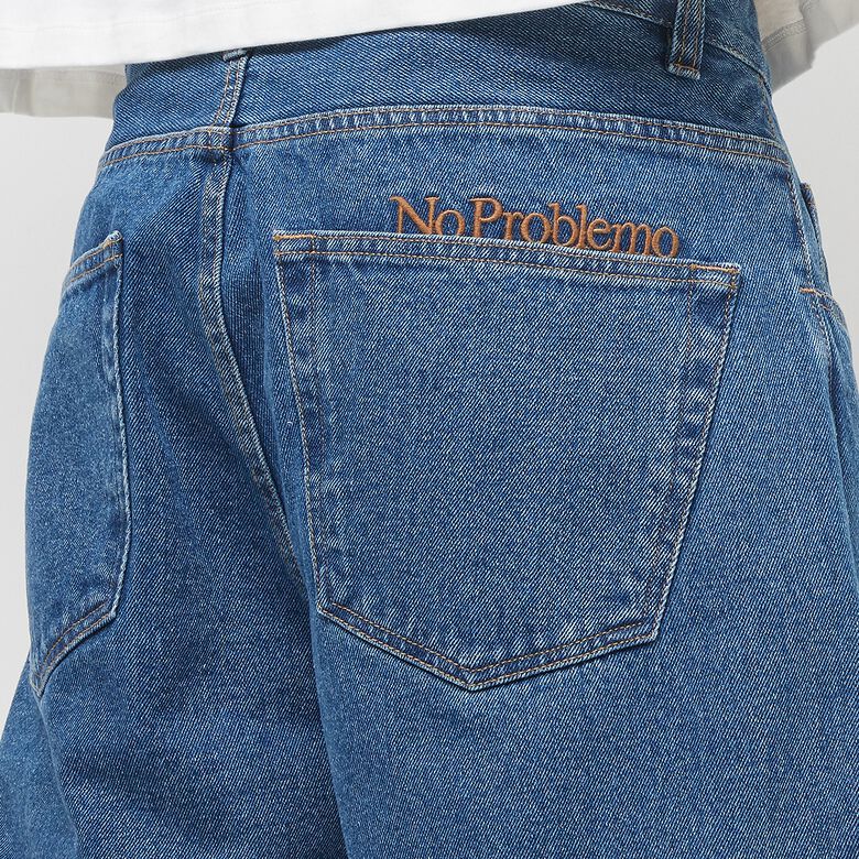 No Problemo Denim Loose Fit Short blue
