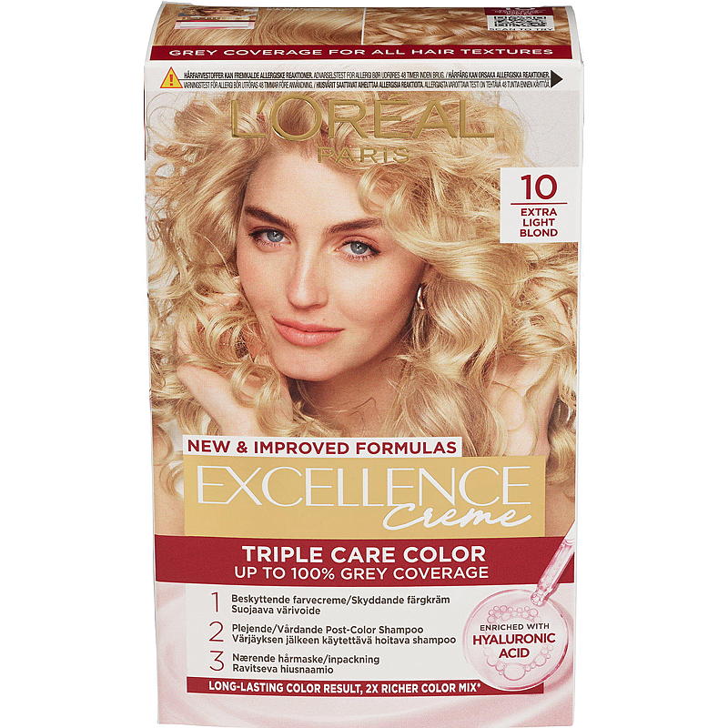 Loreal L'Oréal hårfarge 10 ekstra lysblond