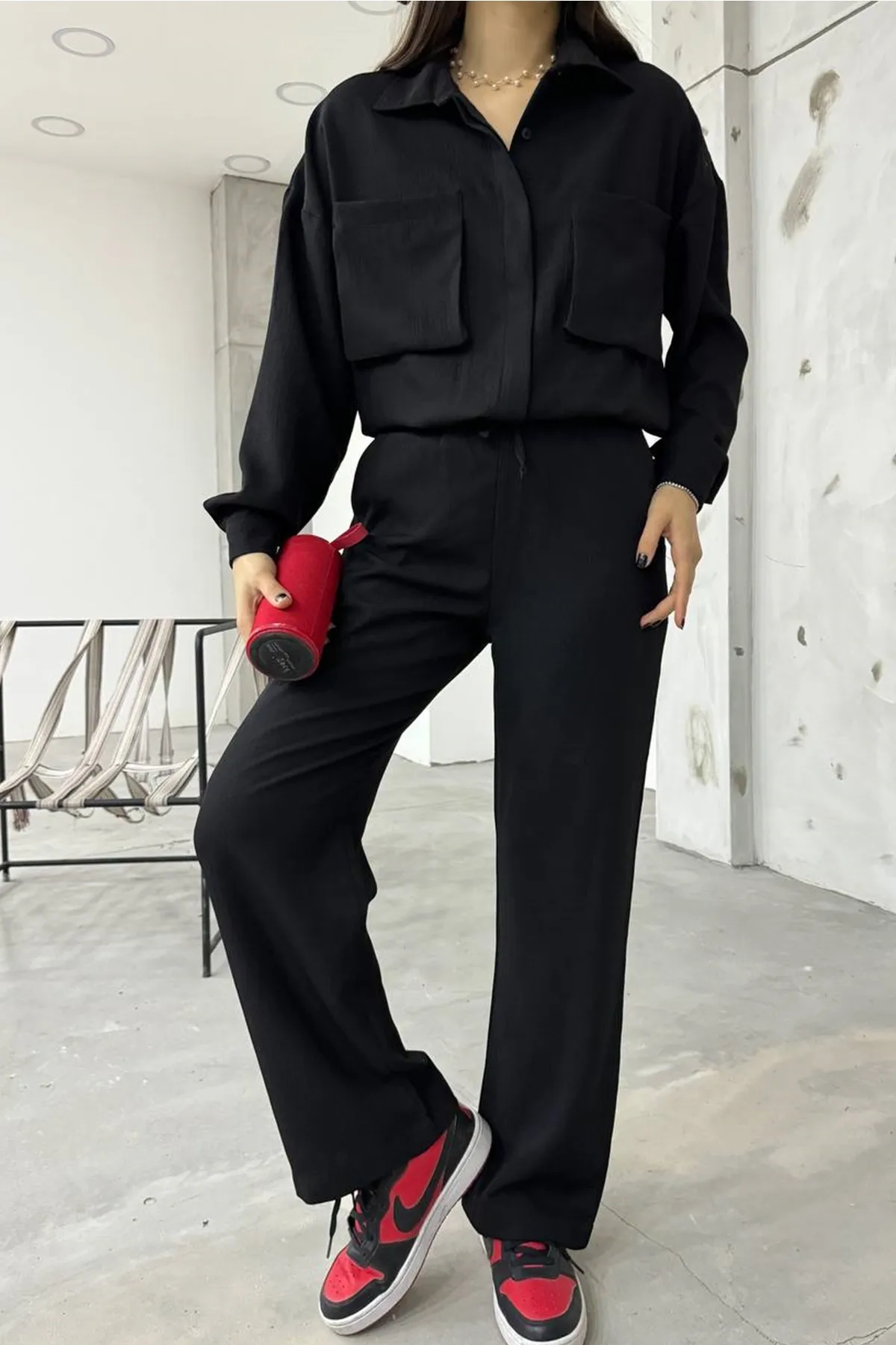 lovebox  Zweiteiler - Schwarz - Regular Fit