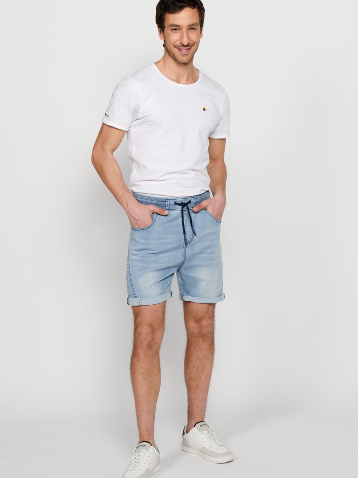 KOROSHI Bermuda Jogger Denim in blau günstig kaufen