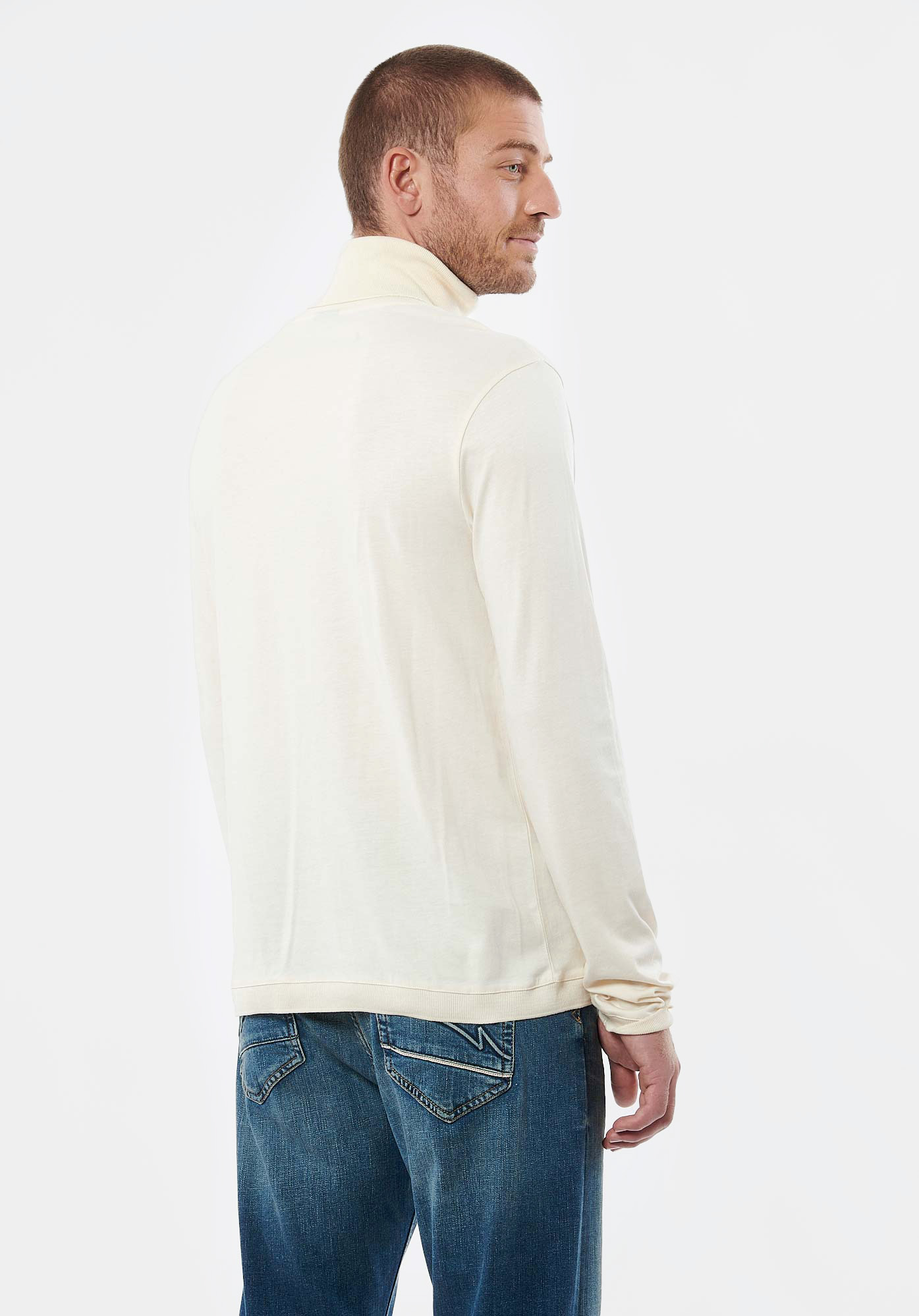 PASTE  T-shirt écru homme