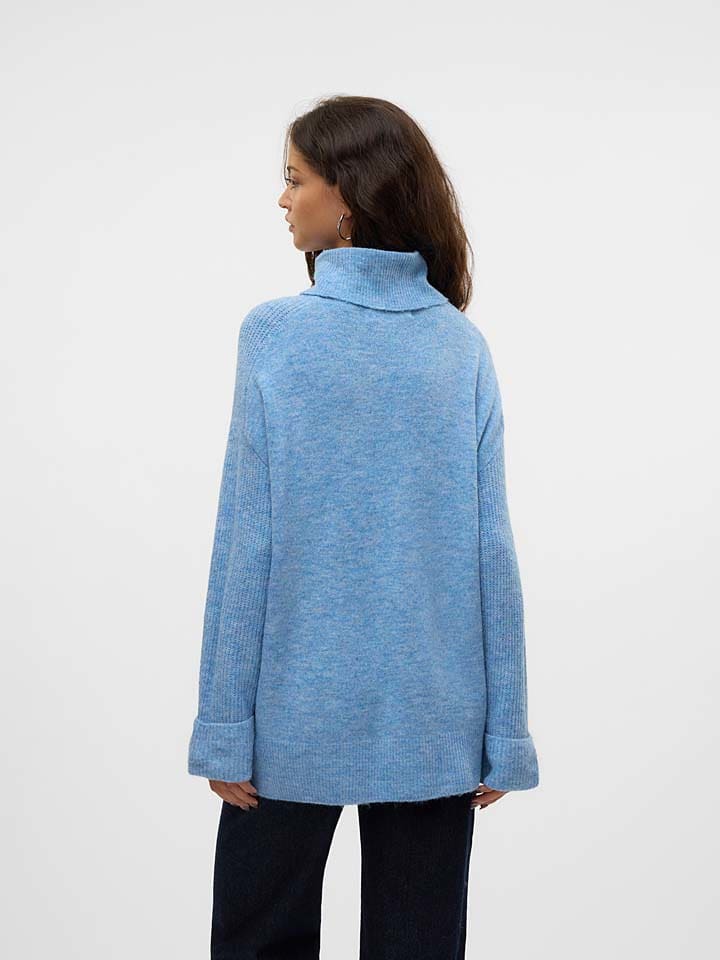 Vero Moda Rollkragenpullover in Hellblau günstig kaufen