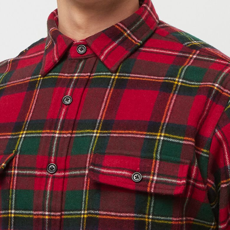 Polo Ralph Lauren Long Sleeve Sport Oxford Shirt red/green multi