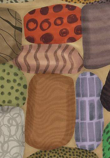 FRAAS Sustainability Edition - Schal mit buntem Kieselstein-Design - Made in Italy