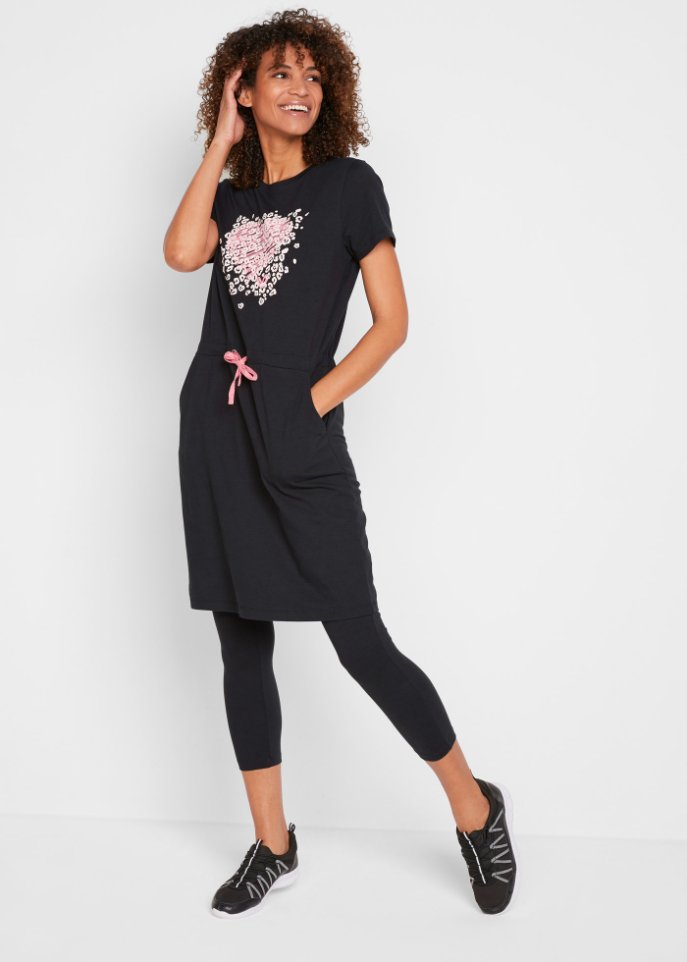 Kleid und 3/4-Leggings (2-tlg.Set)