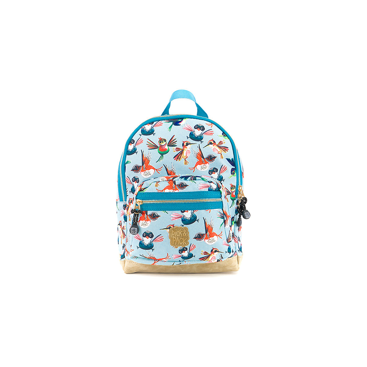 Kinderrucksack S Birds Dusty Blue