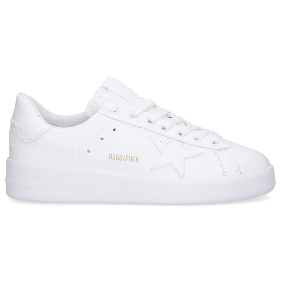 Golden Goose - Sneaker low PURE STAR Kalbsleder - weiß