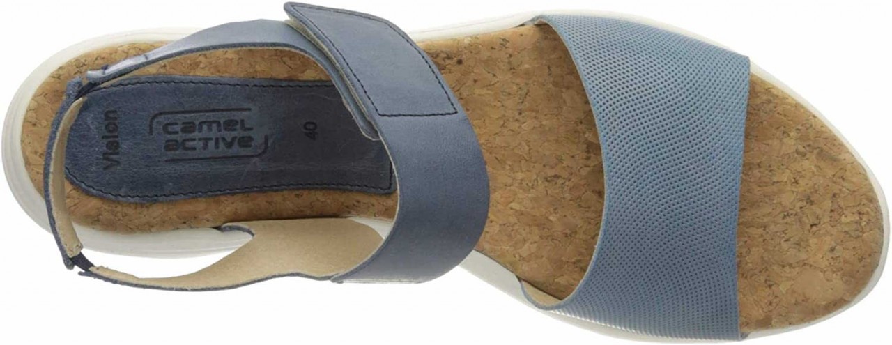 CAMEL ACTIVE Plateau Sandalen blau Vision