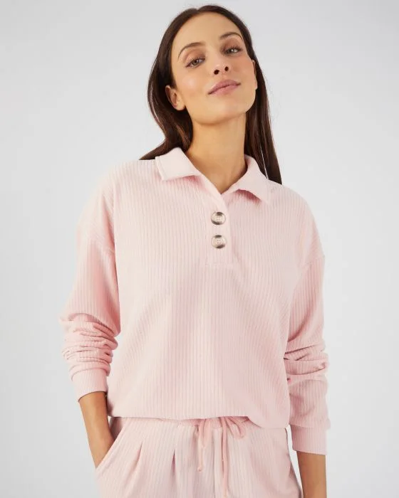 Pyjama velours côtelé chaud et doux Thermolactyl