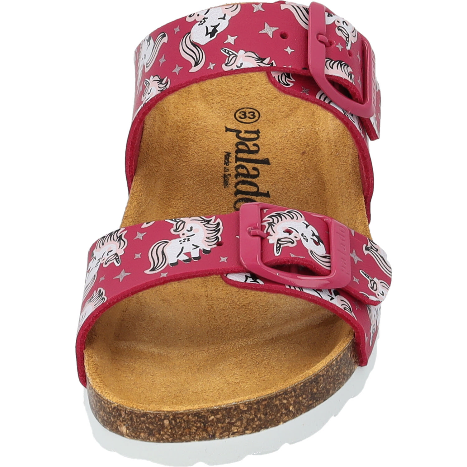 Palado Kids Samos G Print, Pantoletten, Kinder, Pink Unicorn