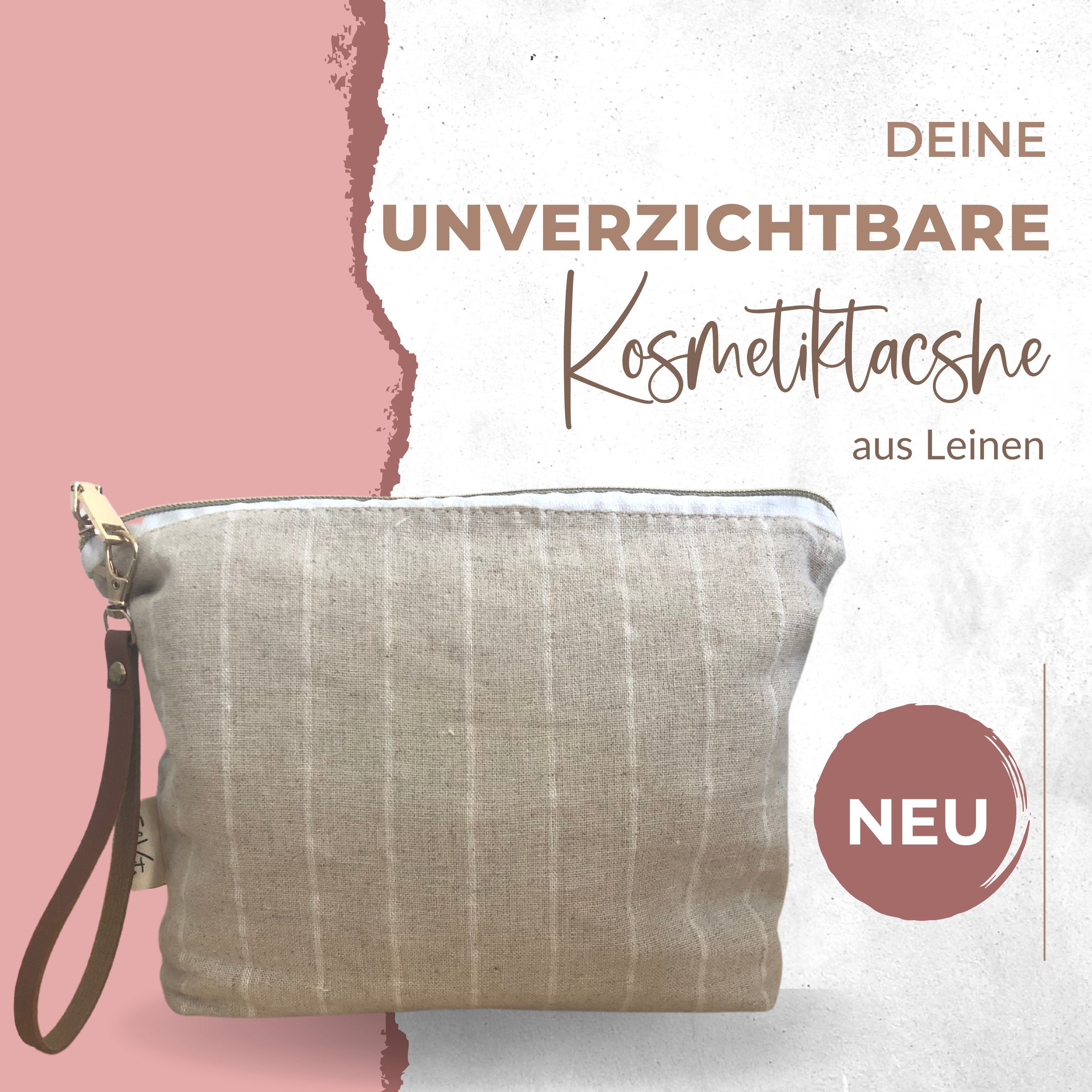 EliXito Kosmetiktasche Damen Klein I Schminktasche I KulturbeuteI Geschenk Weihnachten