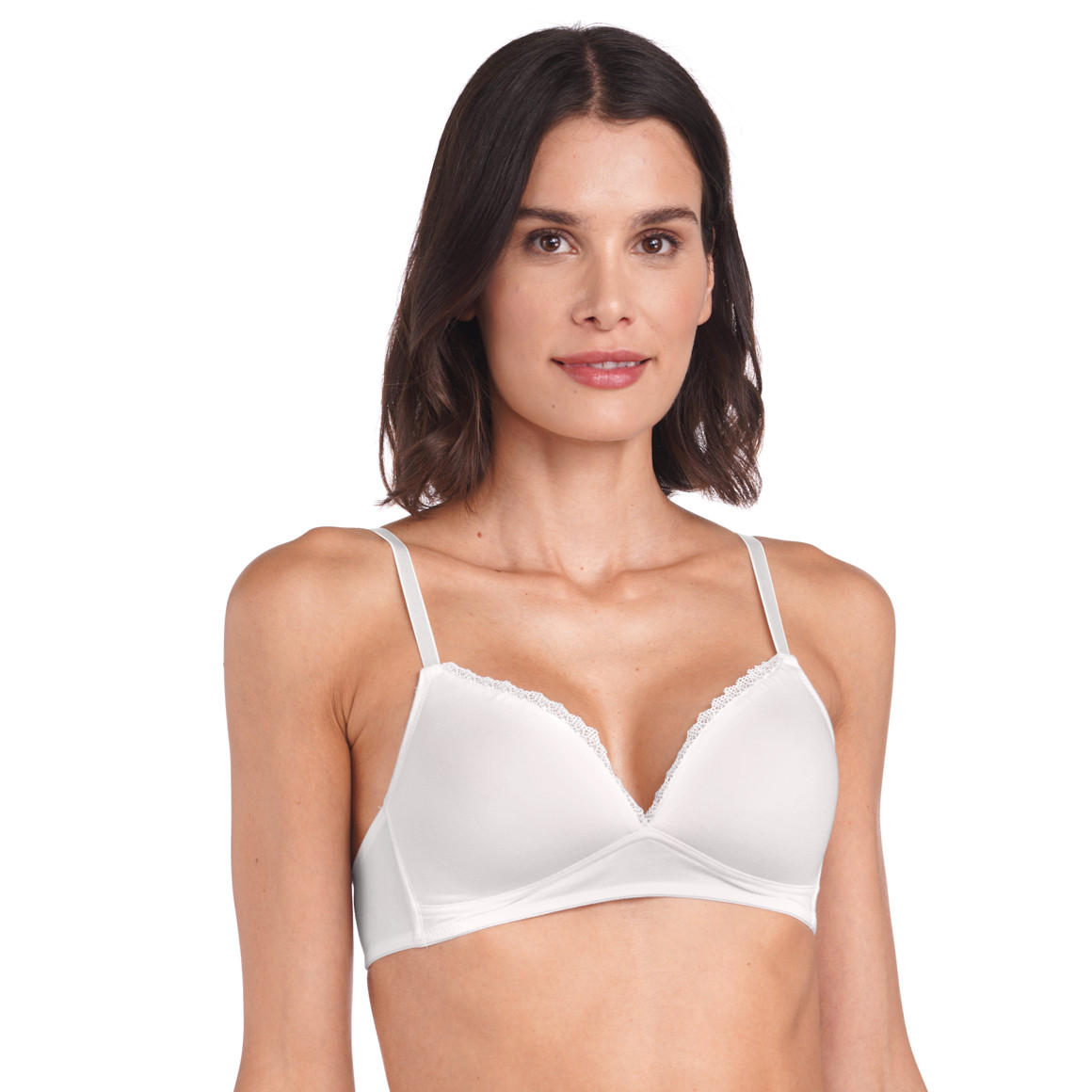 2 Damen Soft-BHs mit Spitze