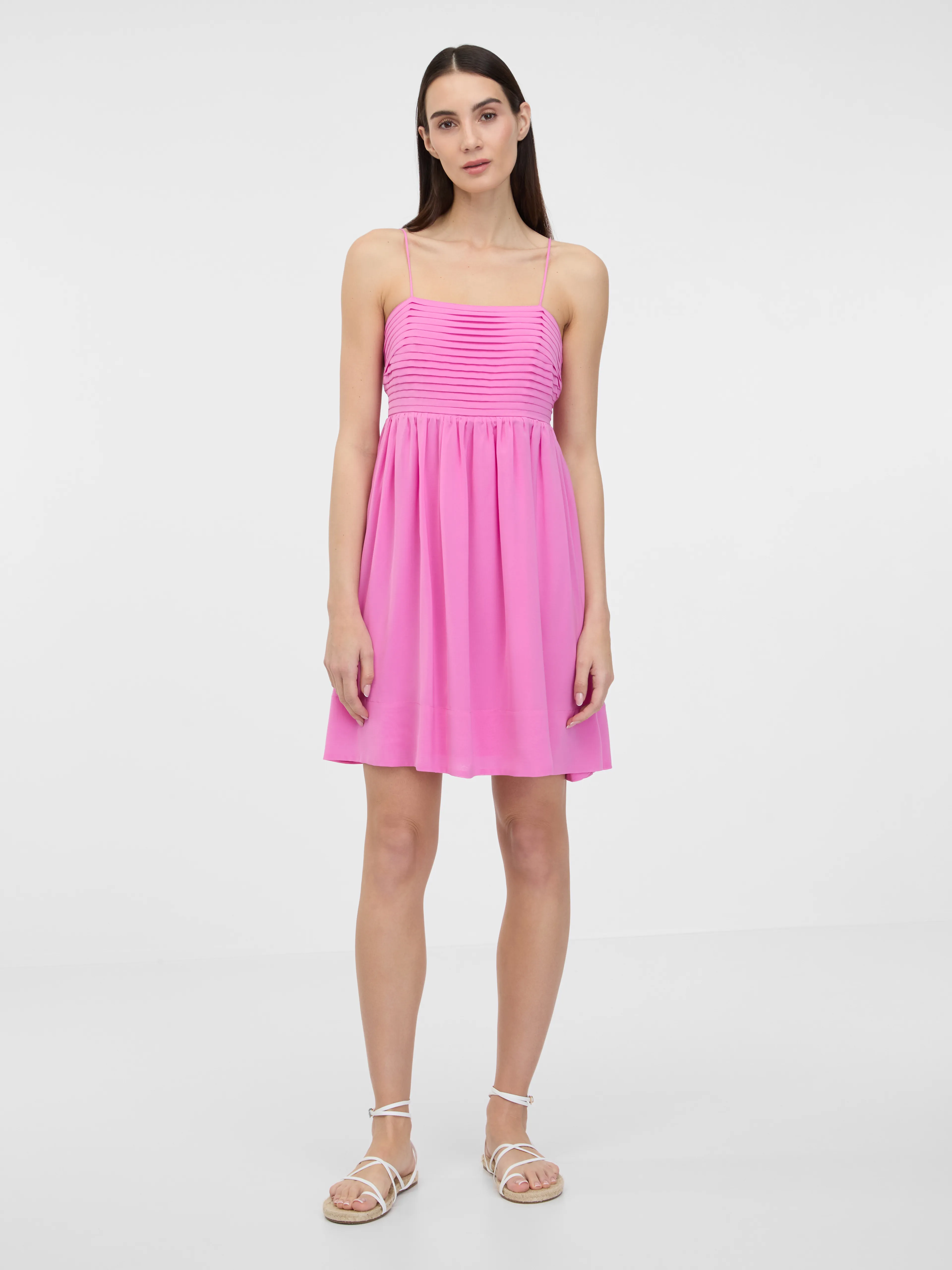 Rosa knielanges Damenkleid ORSAY