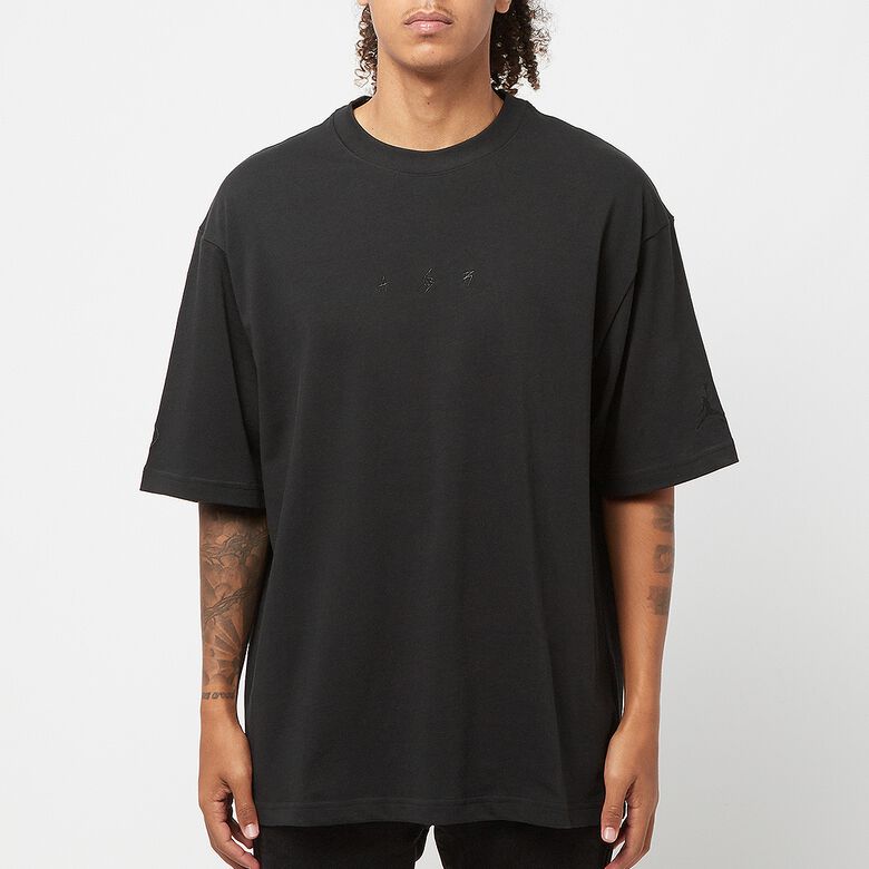 JORDAN Short Sleeve Tee Solid Black