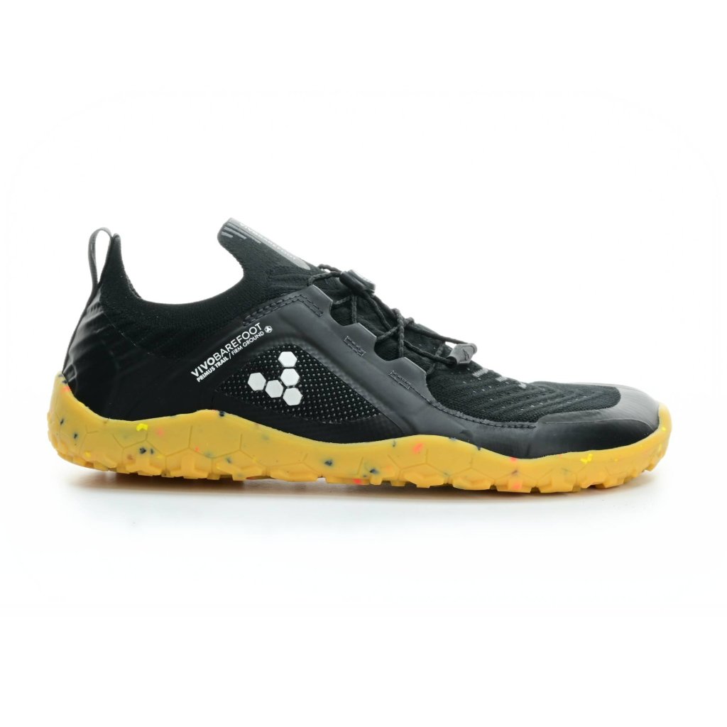 Vivobarefoot Primus Trail Knit FG L Obsidian Outdoor-Barfußschuhe