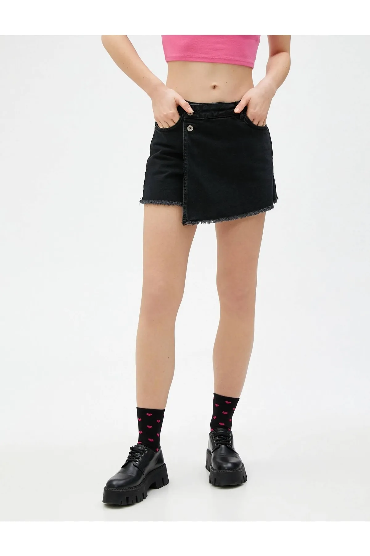 Koton  Damenjeans und Shorts Schwarz