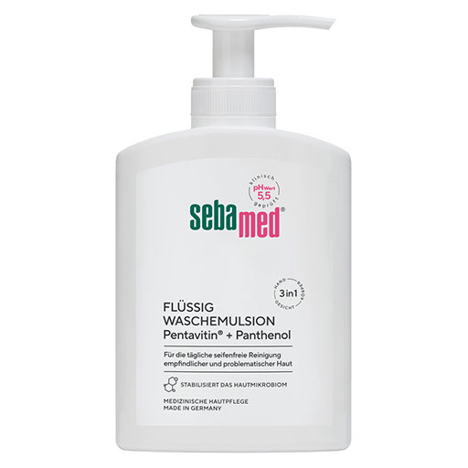 SEBAMED flüssig Waschemulsion mit Spender  200 ml  Emulsion