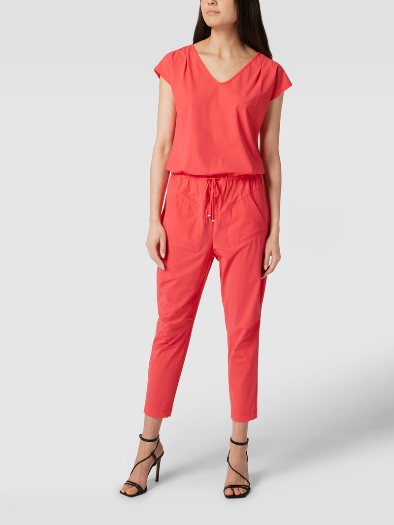 Jumpsuit mit seitlichen Eingrifftaschen Modell GIRA JUMPY in koralle