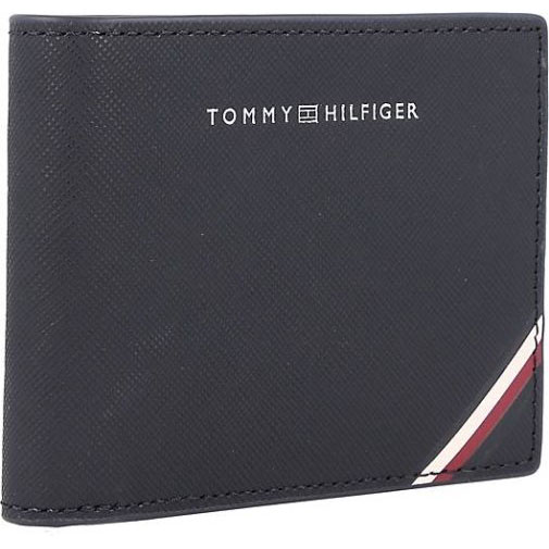 TOMMY HILFIGER TH Central Mini Geldbörse Leder 10 cm