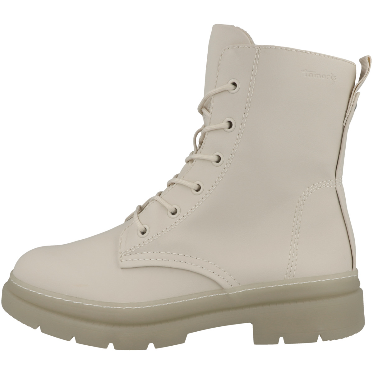Tamaris 1-25210-29 Schnürboots creme
