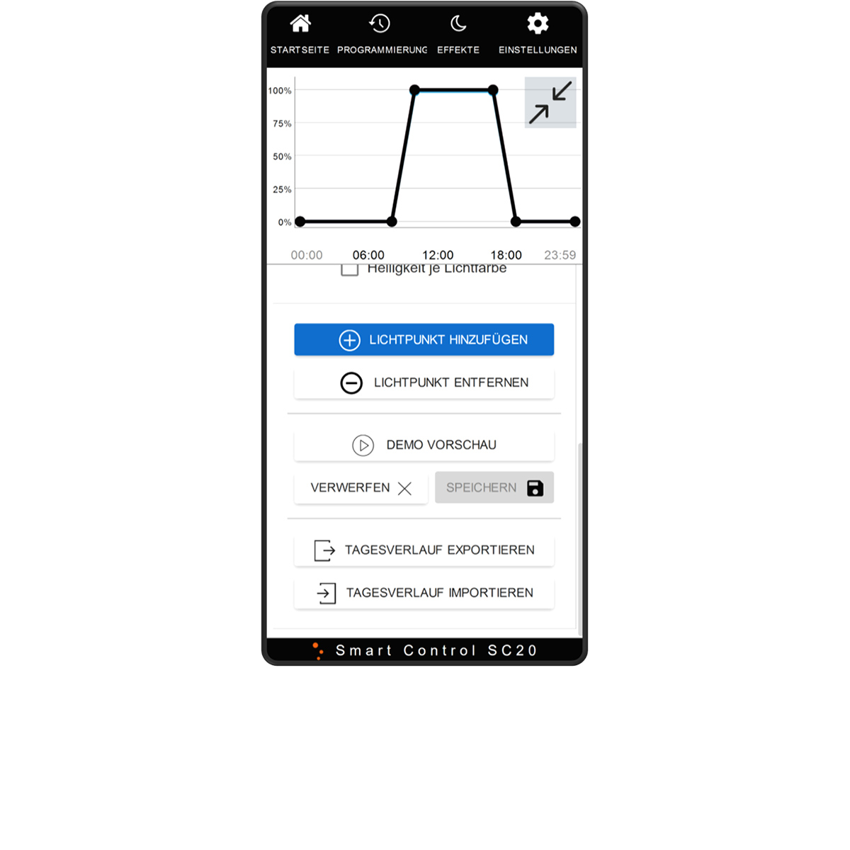 Daytime Smart Control SC20 für onex/matrix/pendix