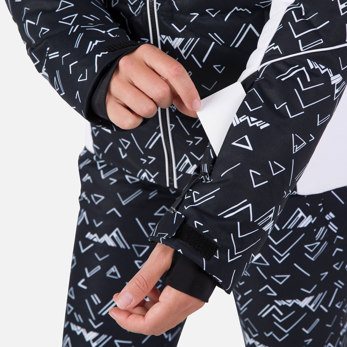 Damensteppjacke mit Print Staci