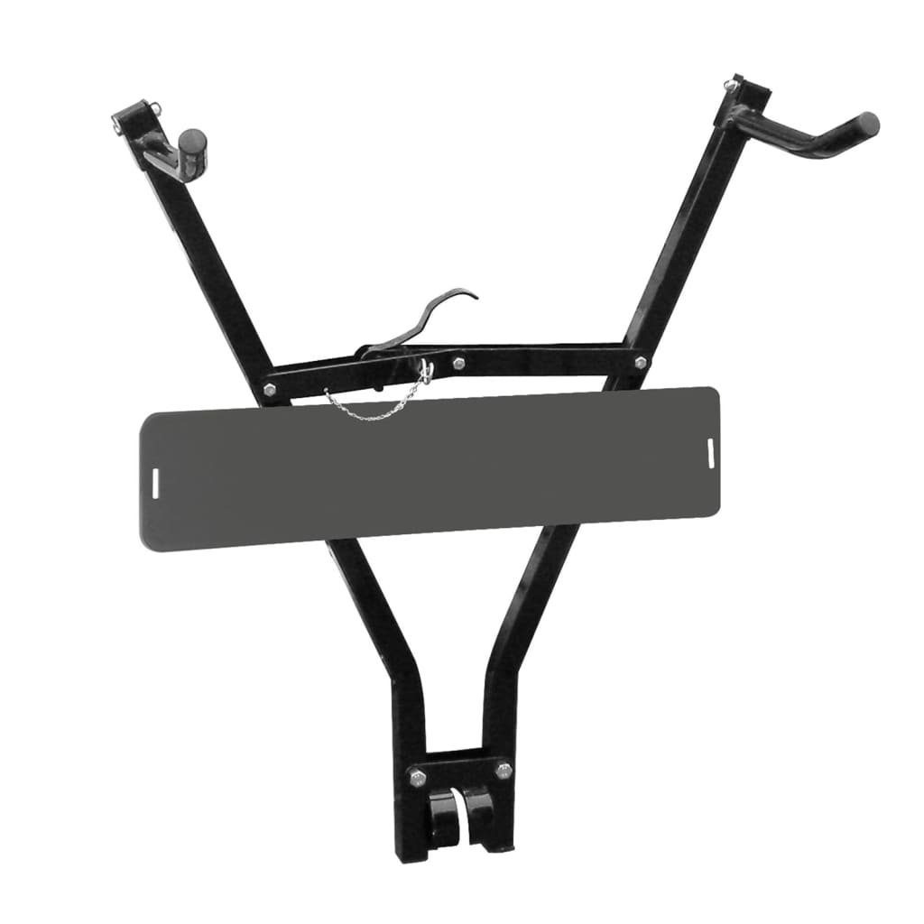 Carpoint Dachfahrradträger Fahrradträger auf Anhängerkupplung mit Kennzeichenhalter 30kg, (1-tlg)