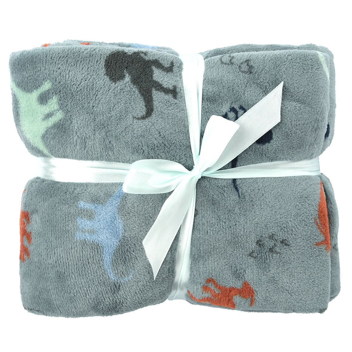 Kuscheldecke mit Dino-Motiven