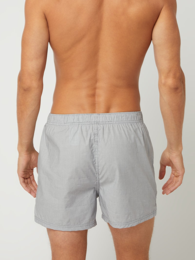 Boxershorts im 2er-Pack in mittelgrau