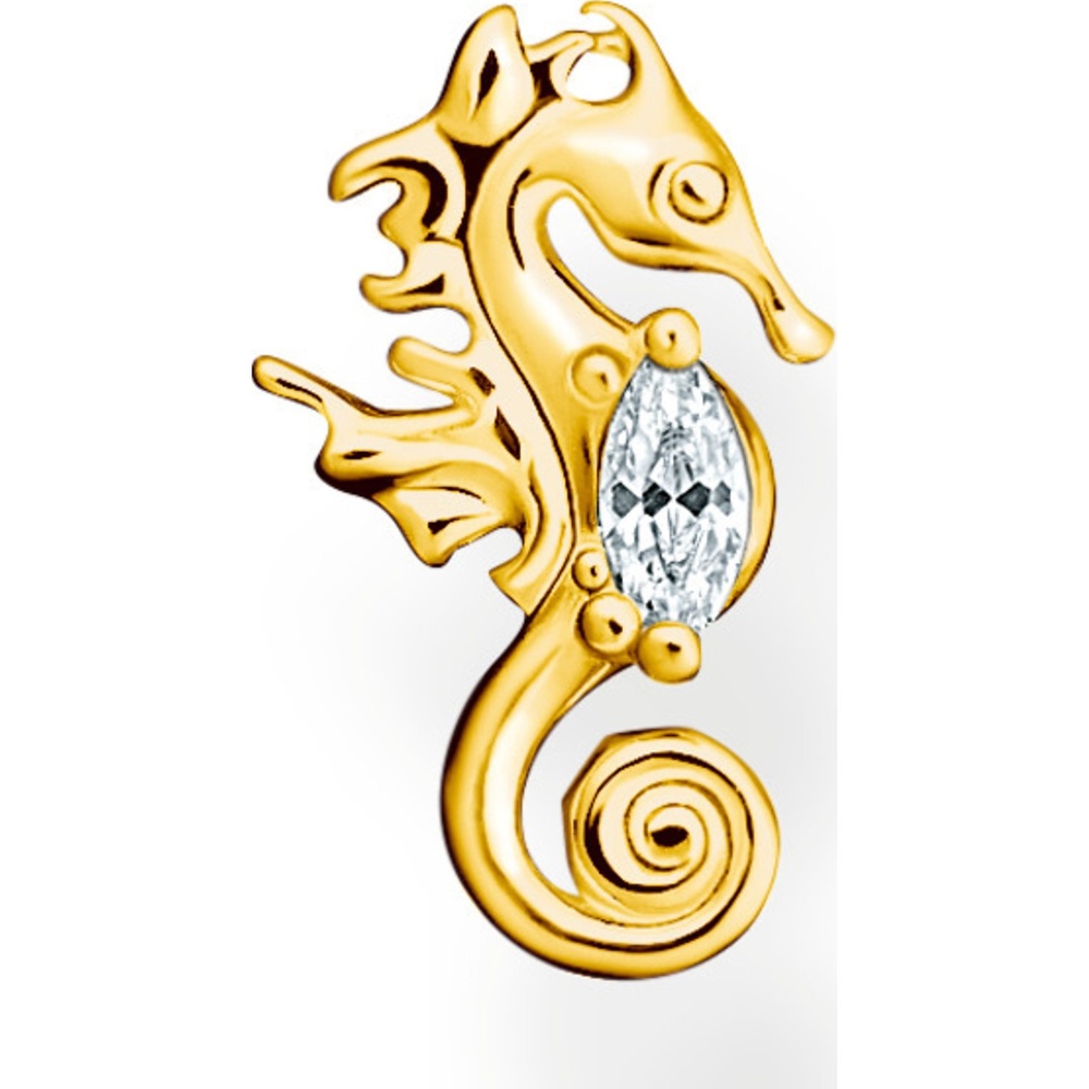 Thomas Sabo Boucle d'oreille unique 925 Argent Boucles d'oreilles