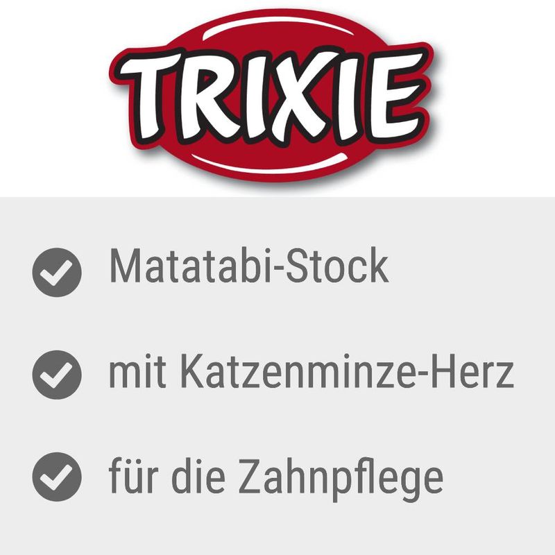 Trixie Katzenspielzeug Matatabi Lolli-Herz