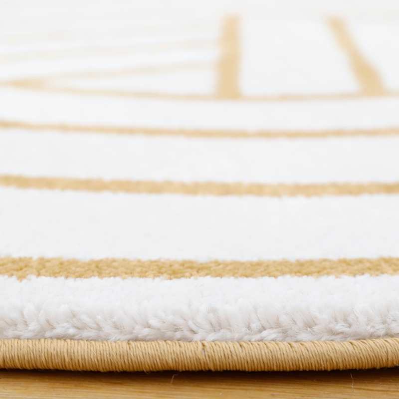 Tapis rond géométrique LUISA