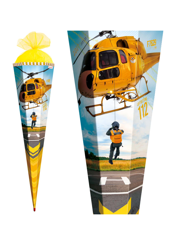 ROTH Schultüte groß Helikopter 85 cm in Gelb günstig kaufen onesize