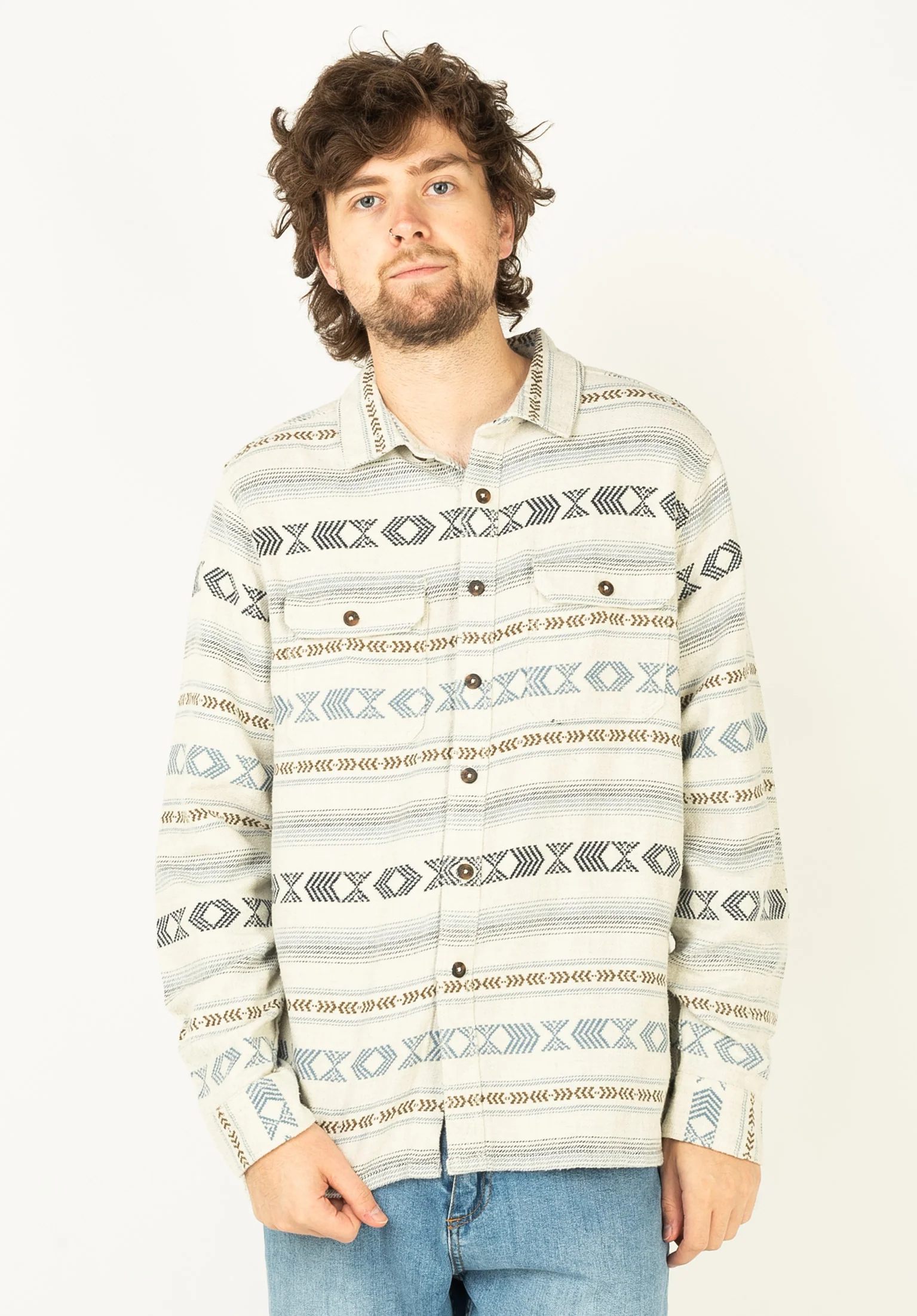 Offshore Jacquard Flannel
