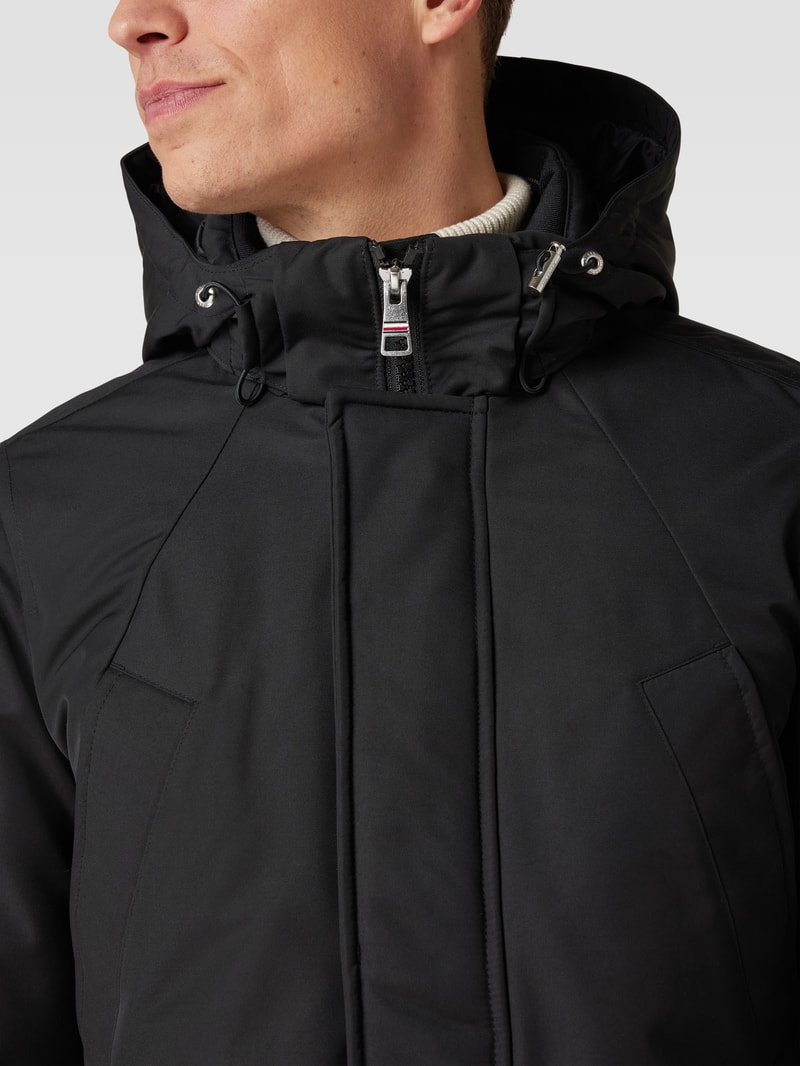 Daunenjacke mit Brusttaschen Modell 'ROCKIE' in schwarz