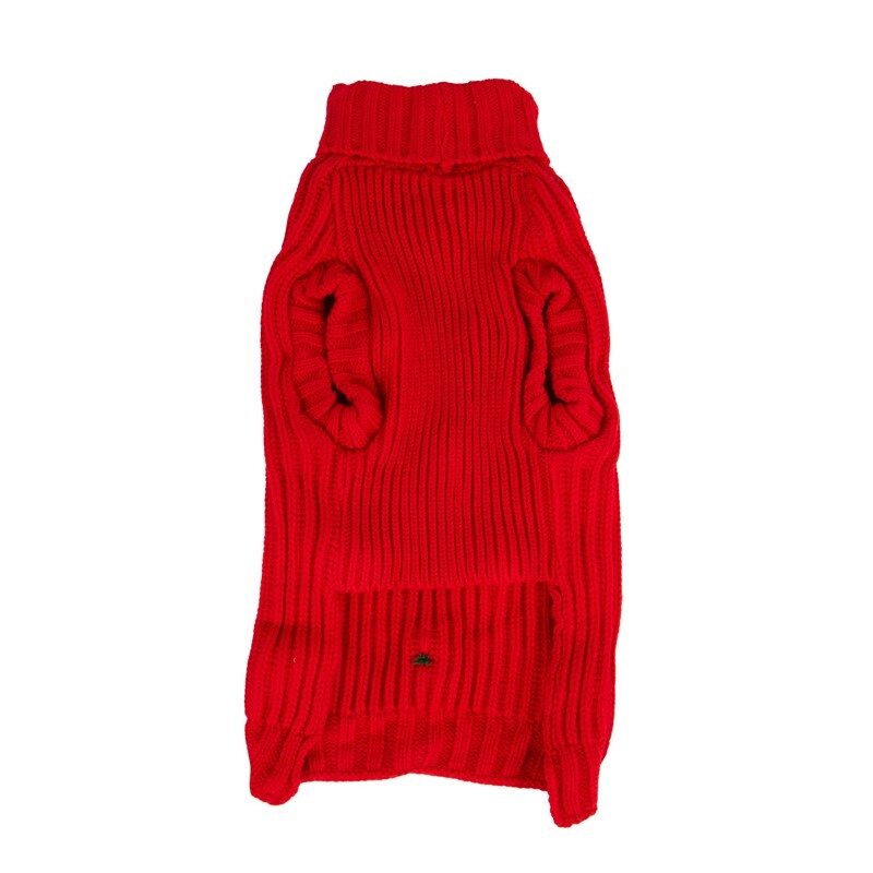 Paw Care Hundepullover Paw Care Harry Barker Holiday Bommelpullover rot XL
