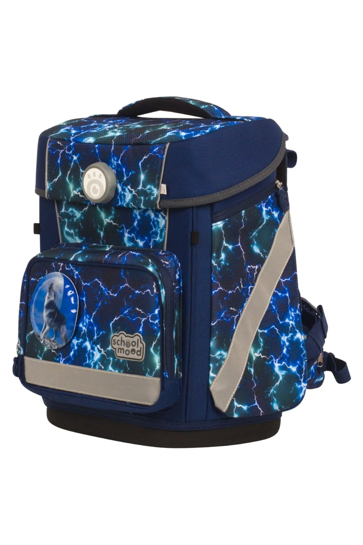 School Mood  Schulrucksack - Blau - Unifarben
